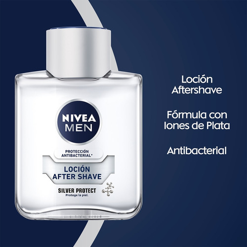 Locion After Shave Nivea Men Silver Protect 100 Ml