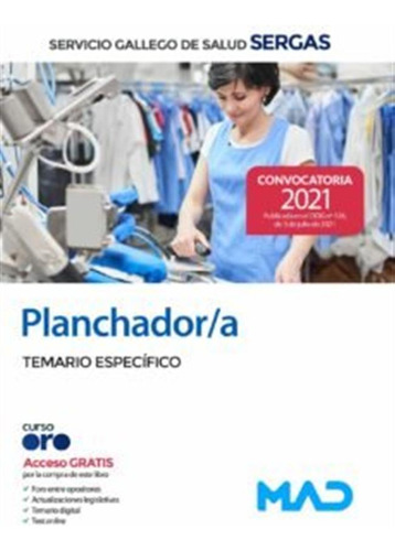 Planchador Sergas Temario Especifico - Aa,vv