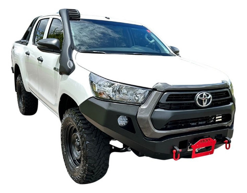Kit Para-choques + Peito De Aço Hilux 19/23 Cabine Dupla