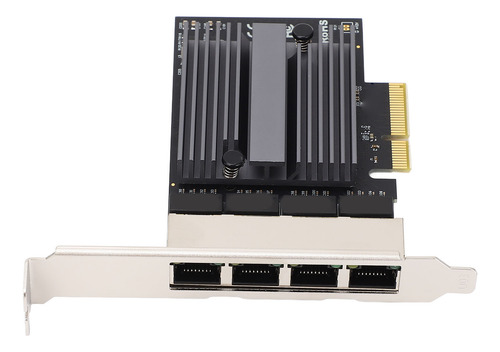 Placa Nic Gigabit De 4 Portas Ethernet 8 Indicadores Led 2.5