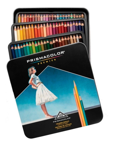 Colores De Madera Prismacolor Premier 132 Unid Caja Metálica