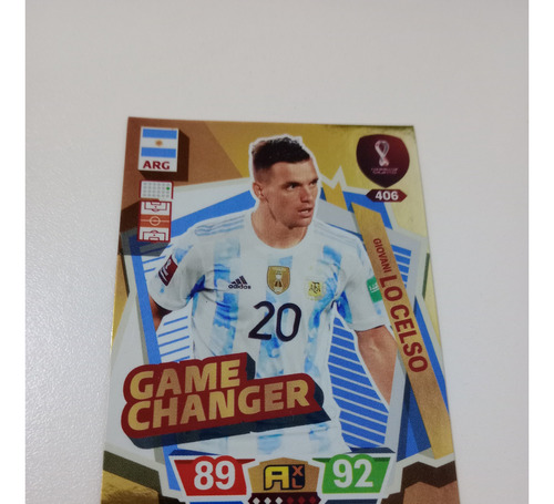 Carta Giovanni Lo Celso Game Changer Adrenalyn Mundial 2022
