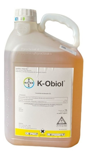 K-obiol X 10 Lt Gorgojicida De Bayer
