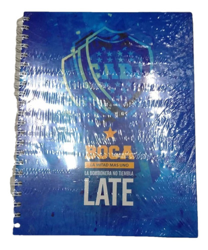 Cuaderno Universitario A4 96h Boca Tapa Dura Anill + Regla 