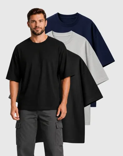 Kit Camisa Oversized Masculino Blusa Streetwear Algodão