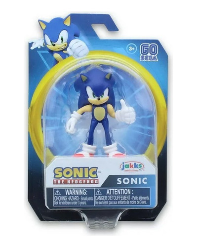 Sonic The Hedgehog Jakks Pacific 5 Cm Caja Dañada