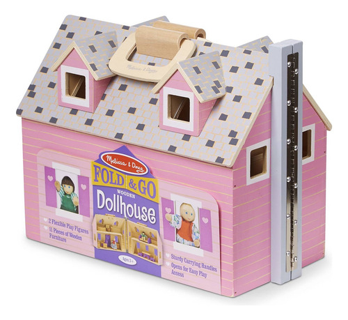 Casa De Muñecas Bandai Melissa And Doug Portátil Madera 3+