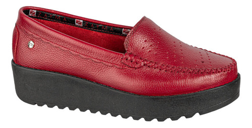 Mocasines Vestir Zayma Bm-01 Rojo