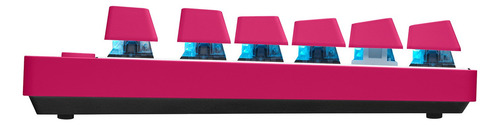 Teclado Mecánico Logitech G Pro X Tkl Lightspeed Magenta Idioma Inglés US