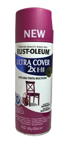 430ml Spray Pintura  Aerosol Interior/exterior Magenta Satin