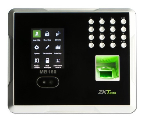 Reloj Biometrico Mb160 - Control De Acceso Y Asistencia