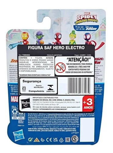Figura Marvel Spidey And His Amazing Friends Electro 3