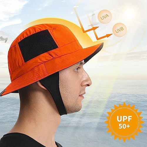 Seektop Surf Bucket Hat Con Protección Uv Upf 50+, Sombrero