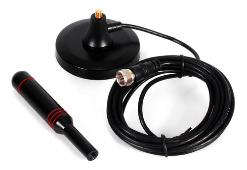 Antena Digital Tv Amplificada Uhf Hdtv Conversor Cabo 3 Mts