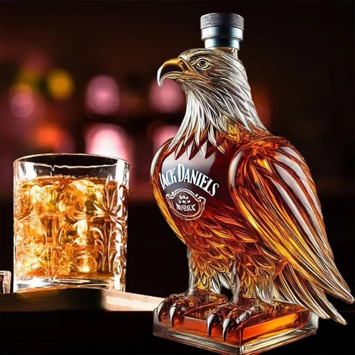 Ie Funny Whiskey Eagle Botella De Decantación De Vidrio