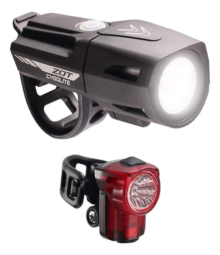 Faro Y Luz Trasera Usb Para Bicicleta, 450 Y 30 Lúmenes