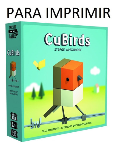 Cubirds (juego Para Imprimir)