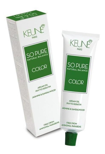 Keune So Pure Tinta Color 60ml 6.38 Louro Escuro Avelã