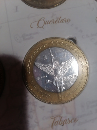 Monedas De 100 De 2 Fase De Los Estados De La República (Usado)