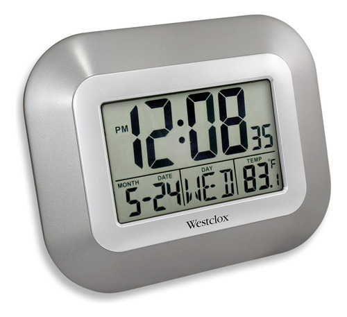 Reloj De Pared Digital Grande Funciona Pilas, Fecha De ...