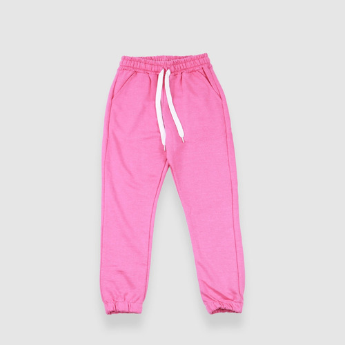 Pantalón Joggers Babucha Rustico Liso Cocos Kids Niñas Nena