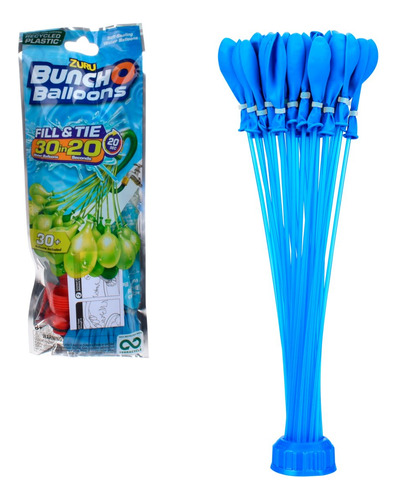 Pack 1 Boquilla Con Bombas De Agua Bunch O Balloons - Azul