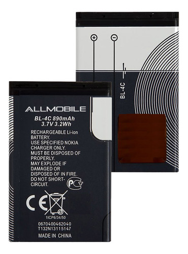 Pila Bateria Ion Litio Bl-4c Para Nokia 6100 6101 7610 E/g