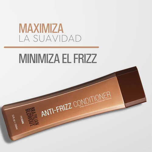 Kit Shampoo Serum Y Spray Brazilian Blowout Sin Sal