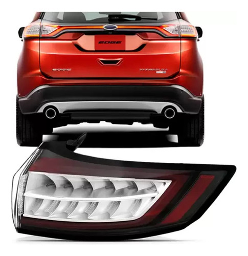 Lanterna Traseira Direita Edge 16/17 Titanium Com Led/canto