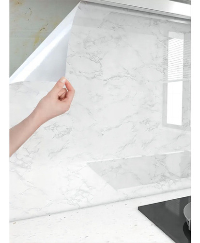 P Adesivo Anti-gordura Para Cooktop De Cozinha, Cinza Claro