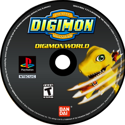 Jogo Digimon World Legendado - Ps1 Midia Fisica
