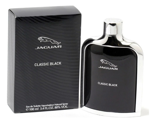 Perfume Jaguar Classic Black 100ml Para Caballeros