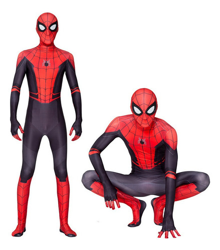Disfraz De Spiderman Héroe Vengadores Halloween For Adulto