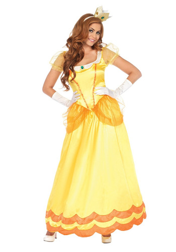 Disfraz De Princesa Daisy Para Mujer Talla: M Halloween