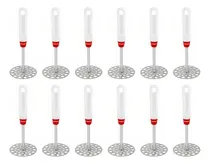 Comprar Set X 12 Pisa Papas Acero Inox Loekemeyer Mango Plastico 