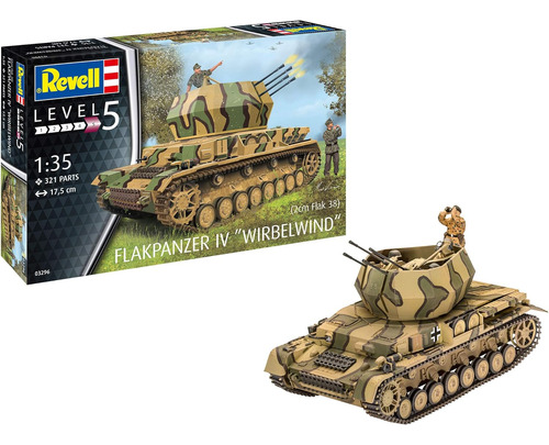 Revell Rv03296 Flakpanzer Iv Wirbelwind 1:35 Maqueta