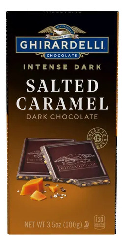 Chocolate Amargo Con Caramelo Y Sal De Mar Ghirardelli 100g