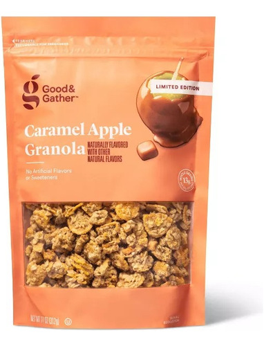 Granola Sabor Caramel Apple Manzana Caramelizada 312g Kosher