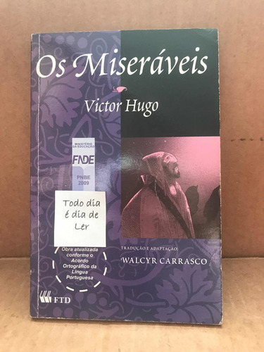 Livro Os Miseráveis De Victor Hugo