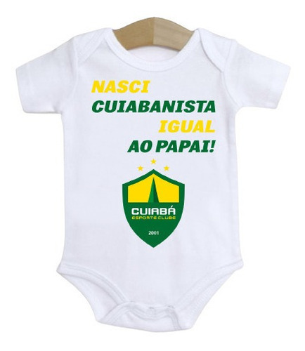 Body Infantil | Futebol | Cuiaba | Nasci Cuiabanista Ref7
