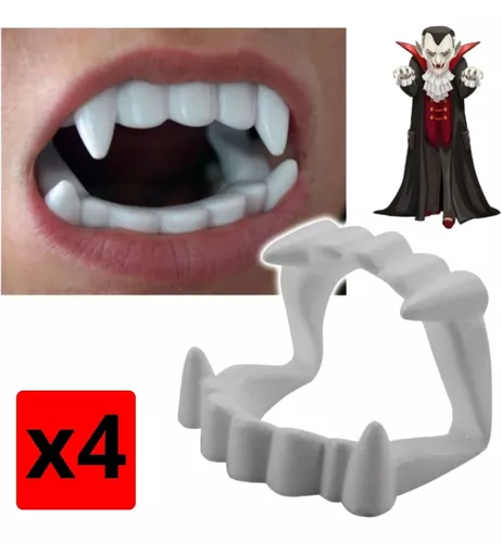 Fantasia Vampiro Infantil Completa Halloween Com Dentadura em Promoção na  Americanas