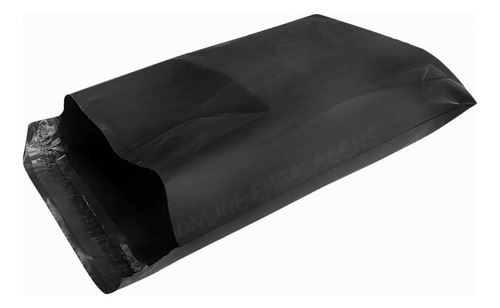 Saco Plástico Cinza 32x40 - 50 Un Resistente Sedex Correios