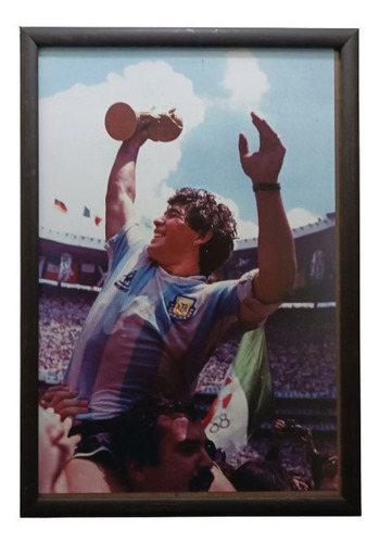 Maradona 86    _ Póster Enmarcado 