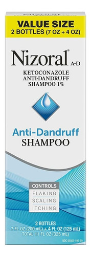 Shampoo Nizoral Anticaspa Paquete De 2. Original