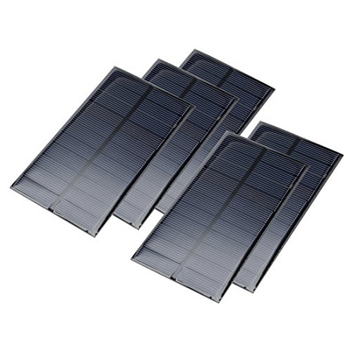 5pcs 5.5v 180ma Poly Mini Solar Cell Panel Module Diy F...