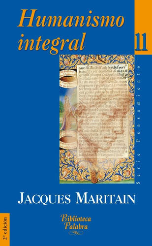 Libro - Humanismo Integral - Jacques Maritain