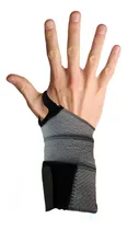 Comprar 2 Muñequera Elastica Deportiva Gym Croosfit Mma Compresion  Gris Oscuro