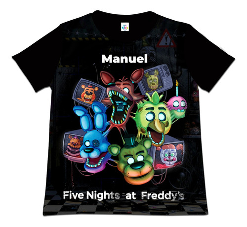 Franela Niño Five Nights At Freddy's Freddys En Poliester