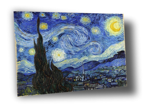 Lienzo Tela Canvas La Noche Estrellada Vincent Van Gogh 1889