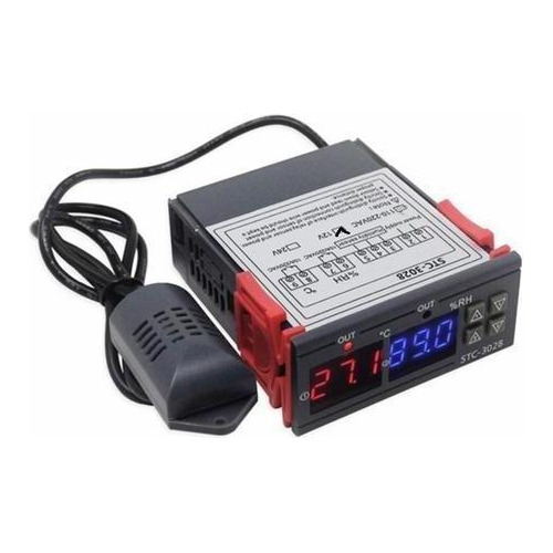 Stc-3028 12v Controlador Temperatura Humedad Termostato Incu
